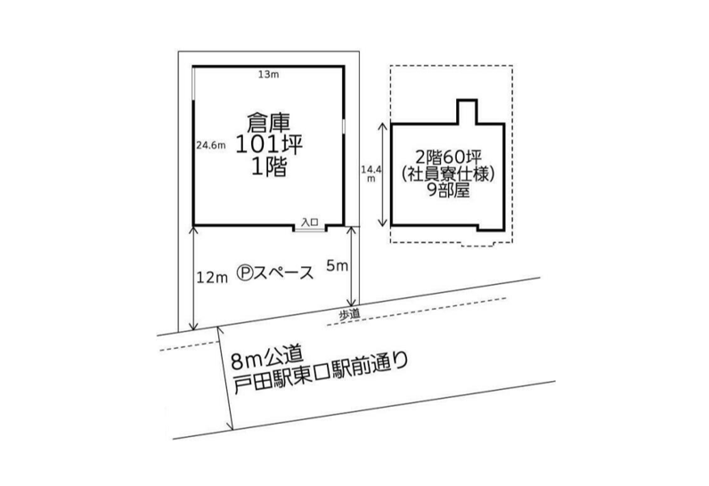 埼玉県戸田市大字新曽192｜貸し倉庫